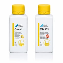 Durr Dental Orotol Plus Disinfectant Solution & MD 555 Cleaner Combo Pack