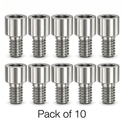 Mediden Nobel Biocare Implant Compatible Multi Unit Titanium Abutment Screw (NBMUS) (Pack of 10)