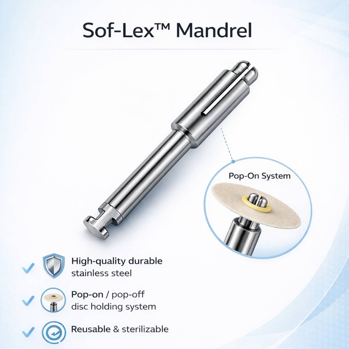 3M ESPE Sof-Lex Mandrel (Pack of 3)