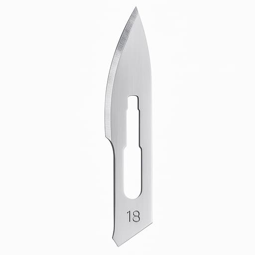 RMC Sterile BP Surgical Blade Size #18 (Pack of 100)