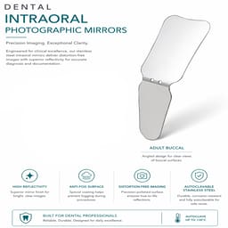 Dental Intraoral Photographic Mirrors - Adult Occlusal / Adult Buccal - 5