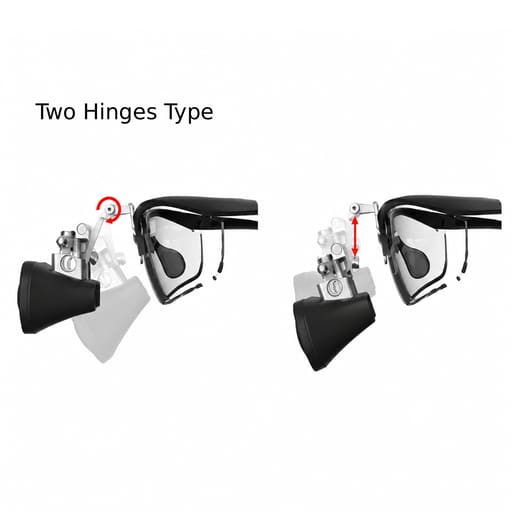 Eighteeth Brilliance Flip-Up Loupes with Softouch Surgical Headlight