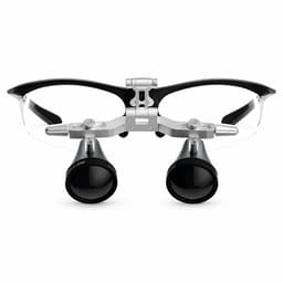 Eighteeth Brilliance Flip-Up Loupes with Softouch Surgical Headlight