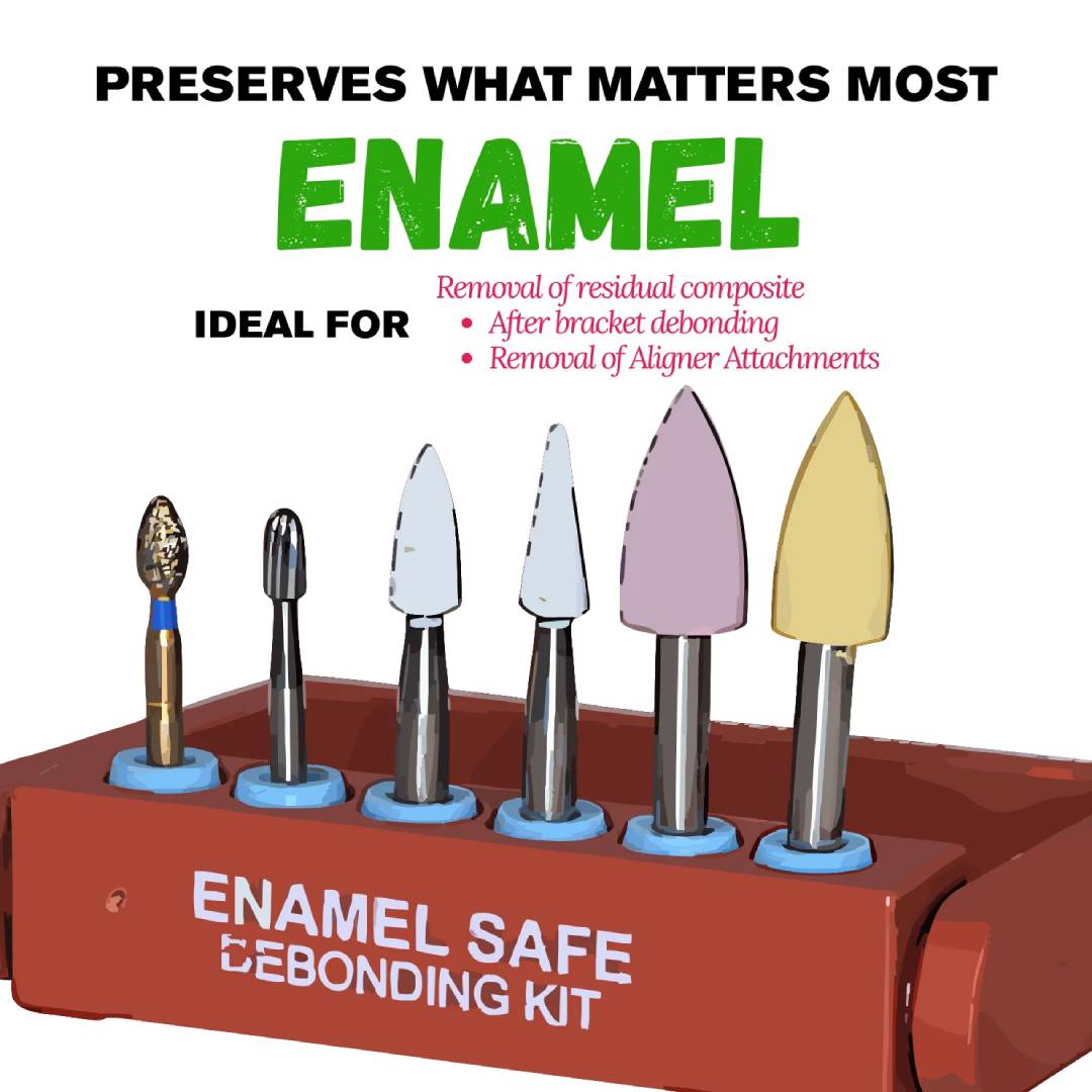 MIK EnamelSafe Ortho Debonding Bur Kit