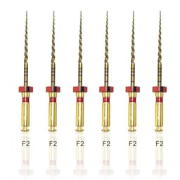 Endo Excellence Nano Gold Rotary Files -25mm F2 (Pack of 6)