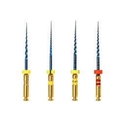 Endoking Blue Rotary Files Assorted 25mm Pack For Wide Canals (Pack Of 4)
