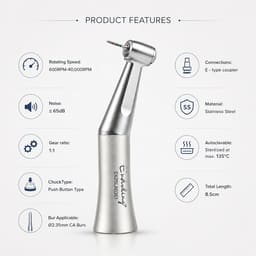 Endoking Premium Contra Angle Push Button Handpiece (WJ-144) - 2