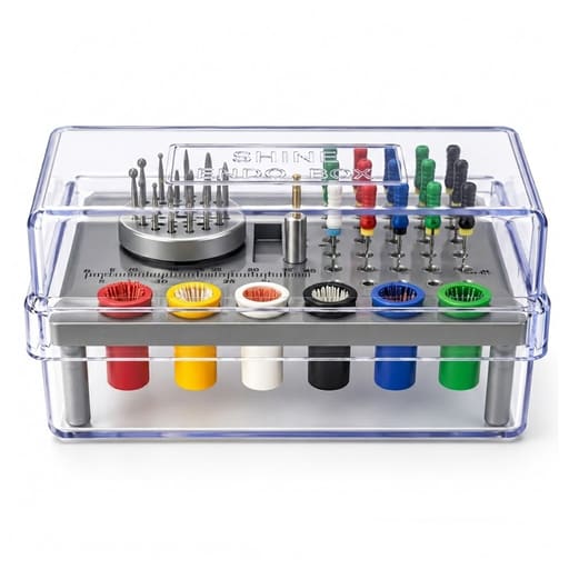 Indian Dental Endo Box - 41 Holes (Plastic)