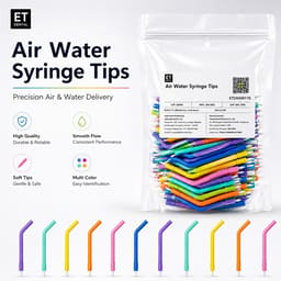 ET Dental Multicolour Air Water Syringe Tips (Pack of 250) - 3