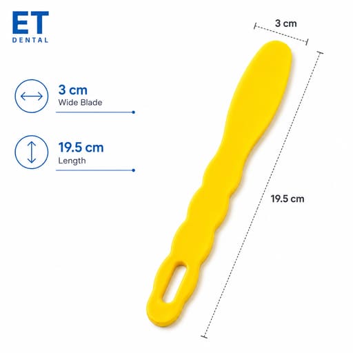 ET Dental Alginate Mixing Spatula Plastic (Pack of 1)