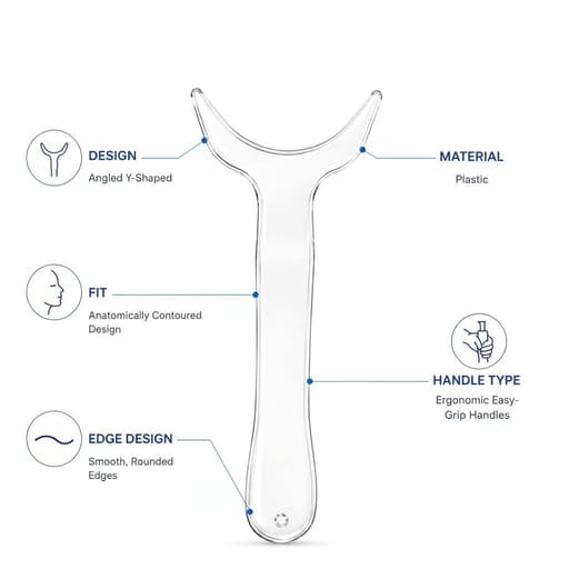 ET Dental Angled Y-Shaped Lip Retractor