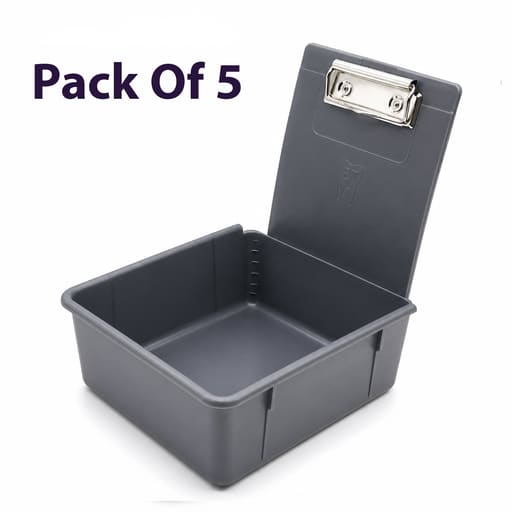 ET Dental Dental Storage Case (Utility Box) - Gray (Pack of 5)