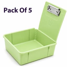 ET Dental Dental Storage Case (Utility Box) - Light Green (Pack of 5)