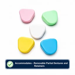 ET Dental Partial Denture Box Cum Retainer Box (Pack Of 20)