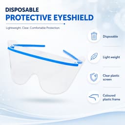 ET Dental Disposable Eyeshield with Frame (Pack of 10) - 4