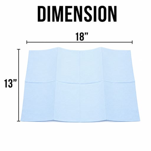 ET Dental Patient Bibs (Pack of 125)