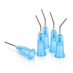 ET Dental Pre-Bent Tips 23 Gauge Blue (Pack of 100) 