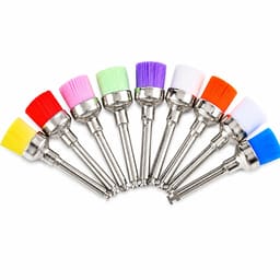 ET Dental Prophy Polishing Brushes | Cup Type | Multicolor | Pack of 100  - 6