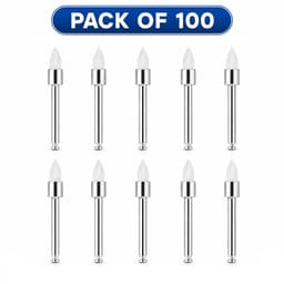 ET Dental Prophy Polishing Brushes | Tapered Type | White | Pack of 100