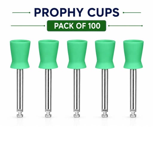ET Dental Prophy Polishing Cups | Latch Type (Pack of 100)