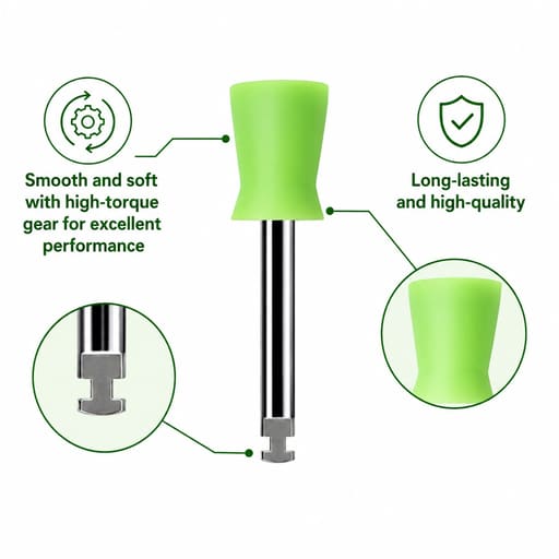 ET Dental Prophy Polishing Cups | Latch Type (Pack of 100)