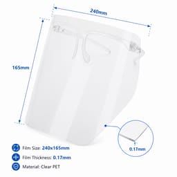 ET Dental Protective Shield with Frame (Pack of 10 Shields) - 4