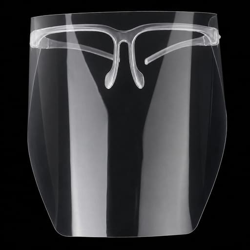 ET Dental Protective Shield with Frame (Pack of 10 Shields)