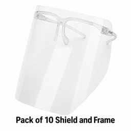 ET Dental Protective Shield with Frame (Pack of 10 Shields) - 2