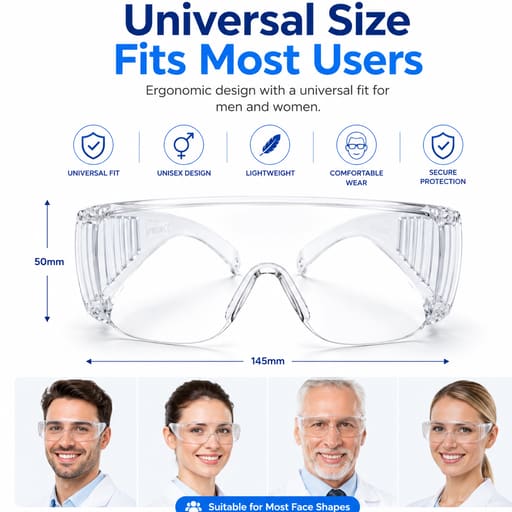 ET Dental Anti-Fog Safety Glasses