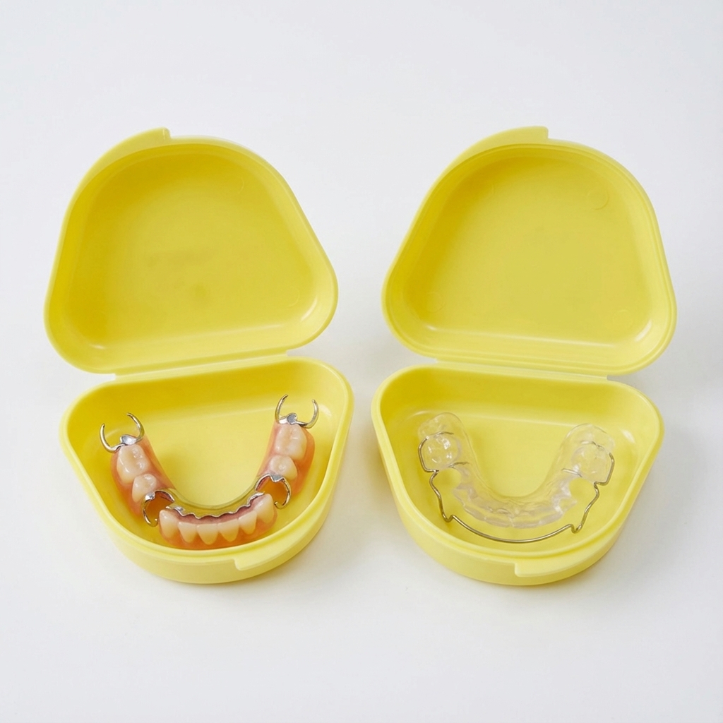 ET Dental Denture Box Cum Retainer Box (Pack Of 20)