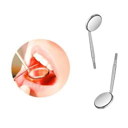 GI Mouth Mirror Tops Plain No. 5 (Pack Of 10) - 6