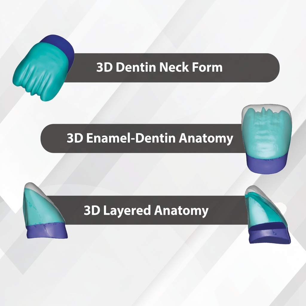 Rubydent CompacZahn Acrylic Denture Teeth A3 (Set of 28)