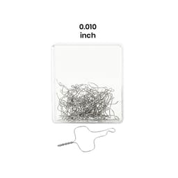 UU Ortho Kobayashi Ligature Wire Twisted Short 2.5cm - ∅0.010" (Pack of 100)