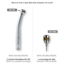 Endoking Myrotor Push Button Airotor And Cartridge