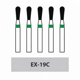 Frank Diamond Bur EX-19C | Made in Germany (Pack of 5)