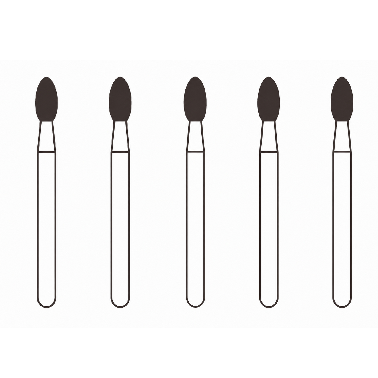 Frank Diamond Bur EX-23C | Made in Germany (Pack of 5)
