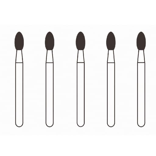 Frank Diamond Bur EX-23C | Made in Germany (Pack of 5)