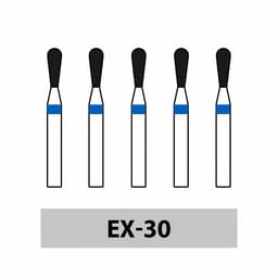 Frank Diamond Bur EX-30 | Made in Germany (Pack of 5)