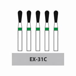 Frank Diamond Bur EX-31C | Made in Germany (Pack of 5)
