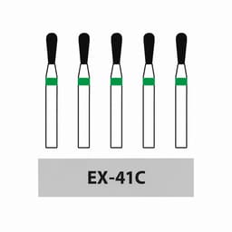 Frank Diamond Bur EX-41C | Made in Germany (Pack of 5)