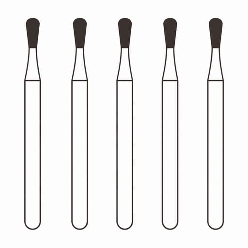 Frank Diamond Bur EX-46C | Made in Germany (Pack of 5)