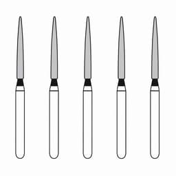 Frank Diamond Bur FO-13SC | Made in Germany (Pack of 5)