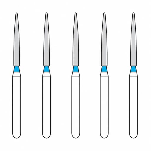Frank Diamond Bur FO-19 | Made in Germany (Pack of 5)