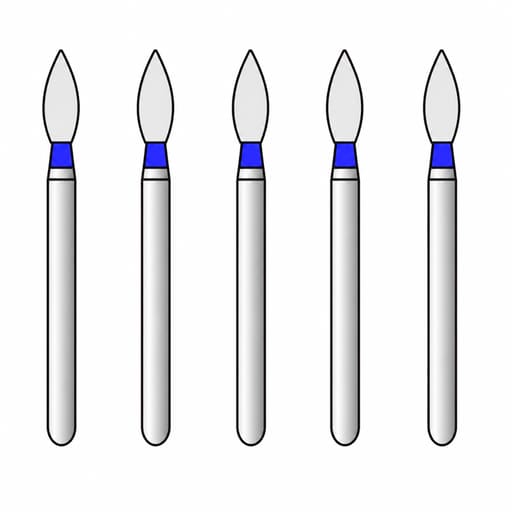 Frank Diamond Bur FO-29 | Made in Germany (Pack of 5)
