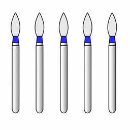 Frank Diamond Bur FO-35 | Made in Germany (Pack of 5)