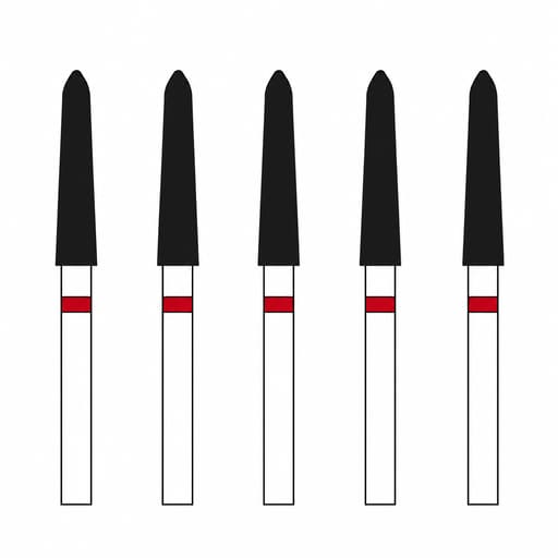 Frank Diamond Bur TO-13F | Made in Germany (Pack of 5)