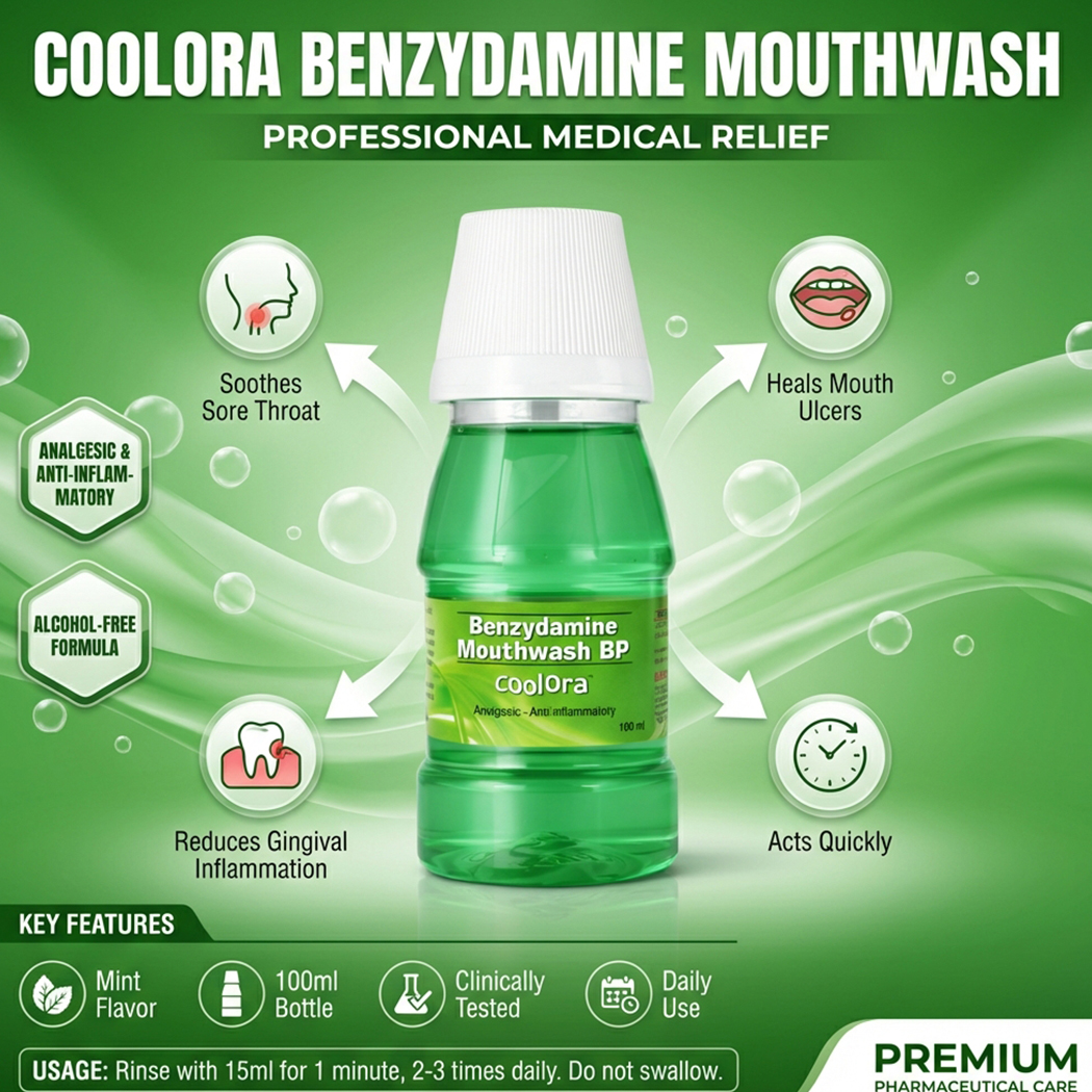 ICPA Coolora Mouthwash 100ml (Pack of 10)