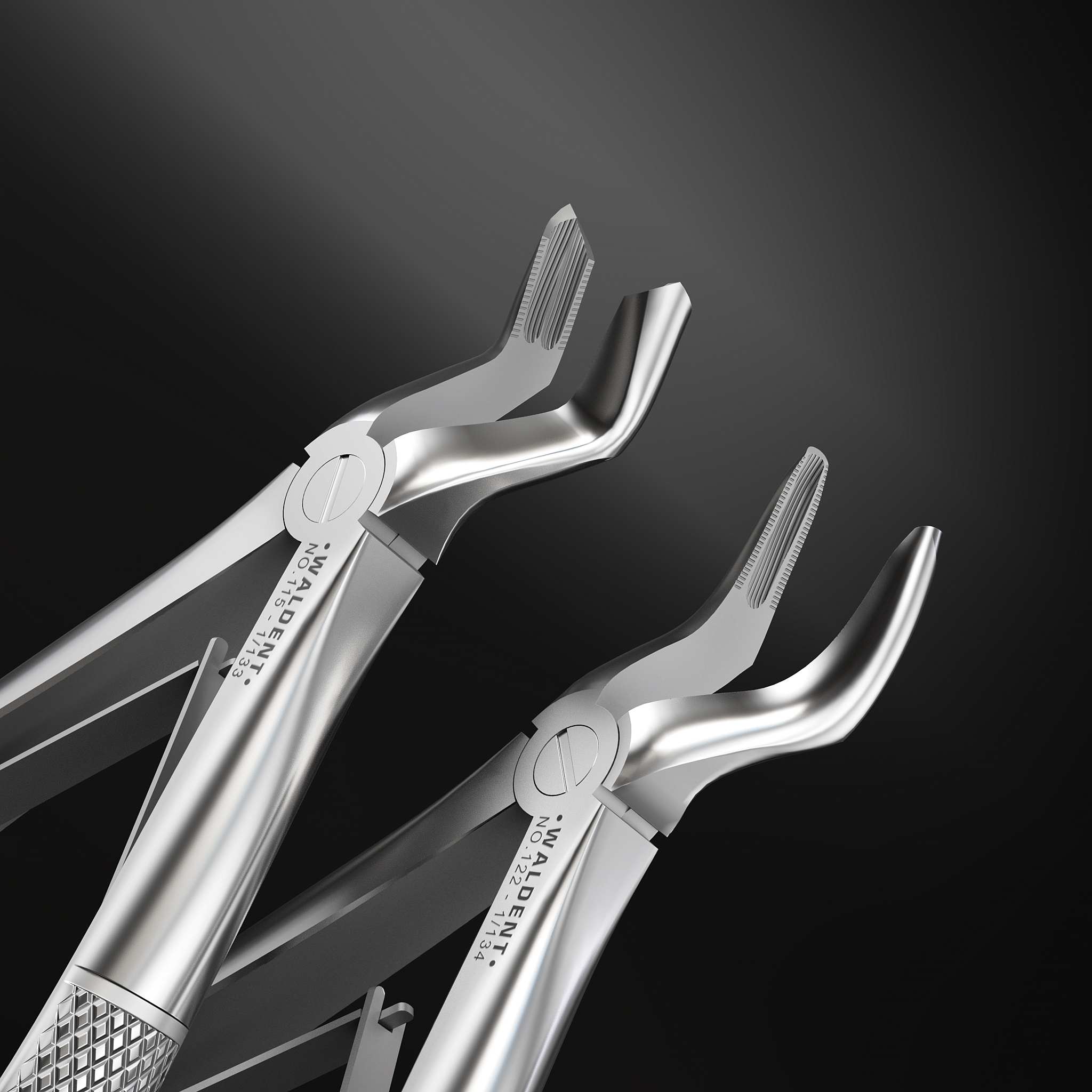 Waldent Pedo Extraction Forceps Kit Set of 7 (K1/2)