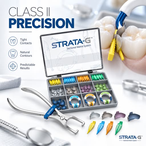 Garrison Dental Strata-G Sectional Matrix System Standard Kit (SG-KS-40)