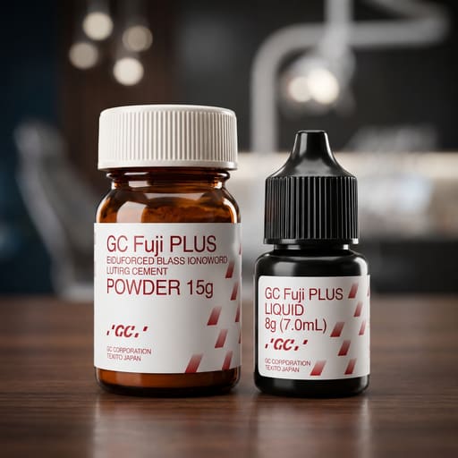 GC Fuji Plus Resin Modified GIC Luting Cement (15g Powder + 7g Liquid)